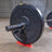 Body Solid Olympic Plate Wedge - barbell on wedge