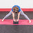 Body-Solid Tools Yoga Block - in use, wide-leg stretch