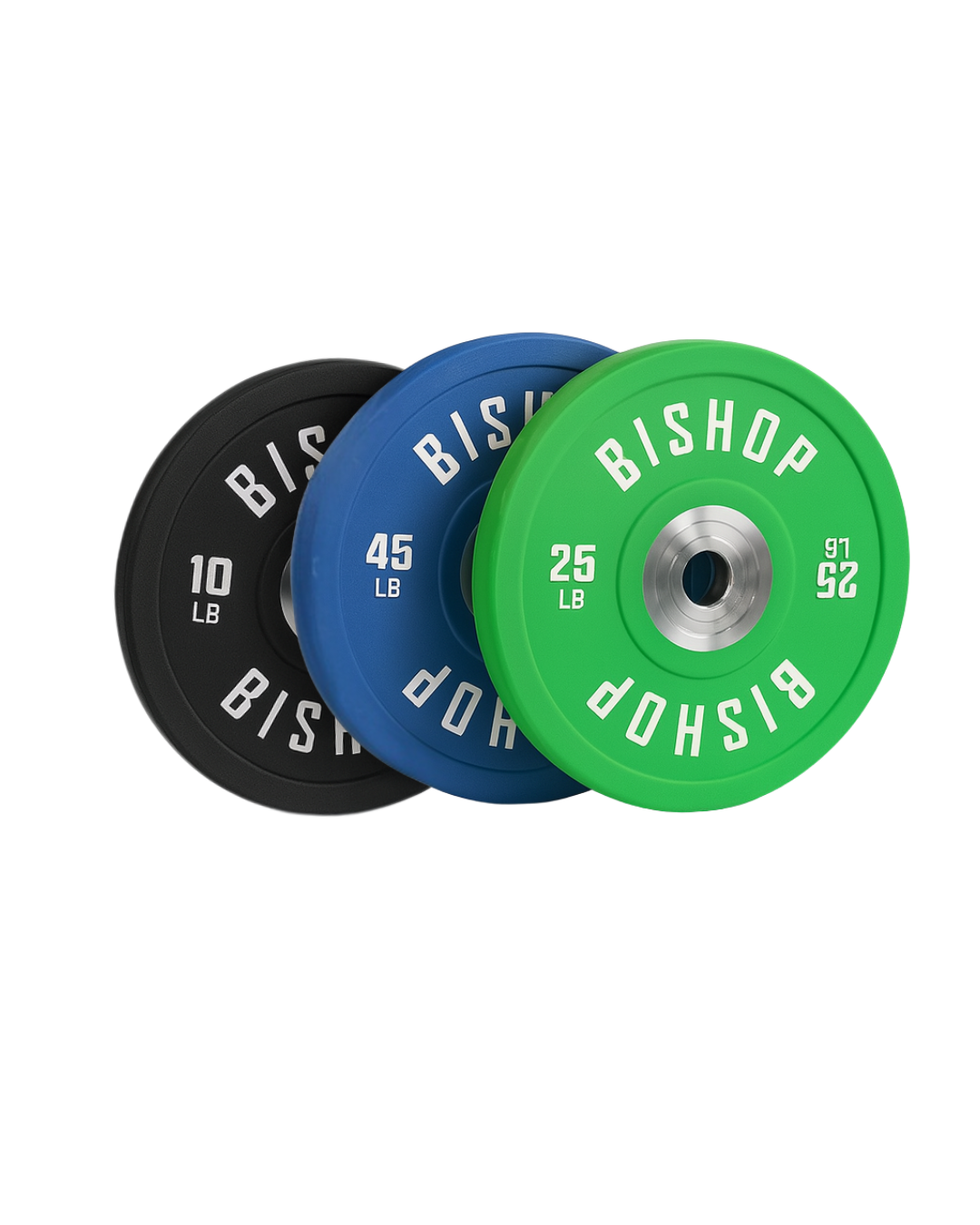 Bishop Barbell Urethane Bumper Plates