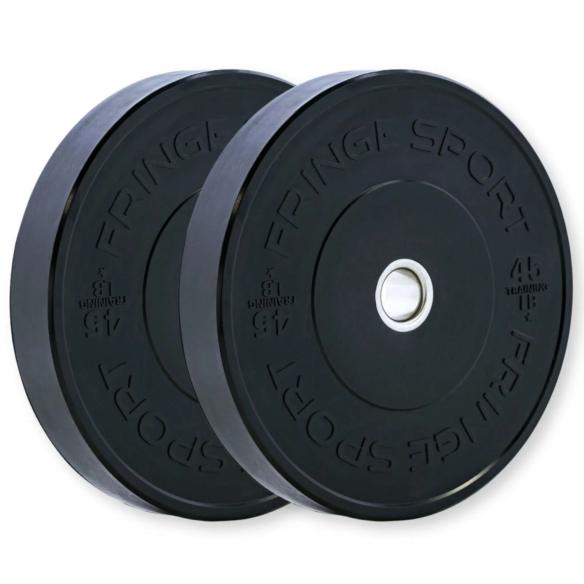 Black Bumper Plates (Pairs)