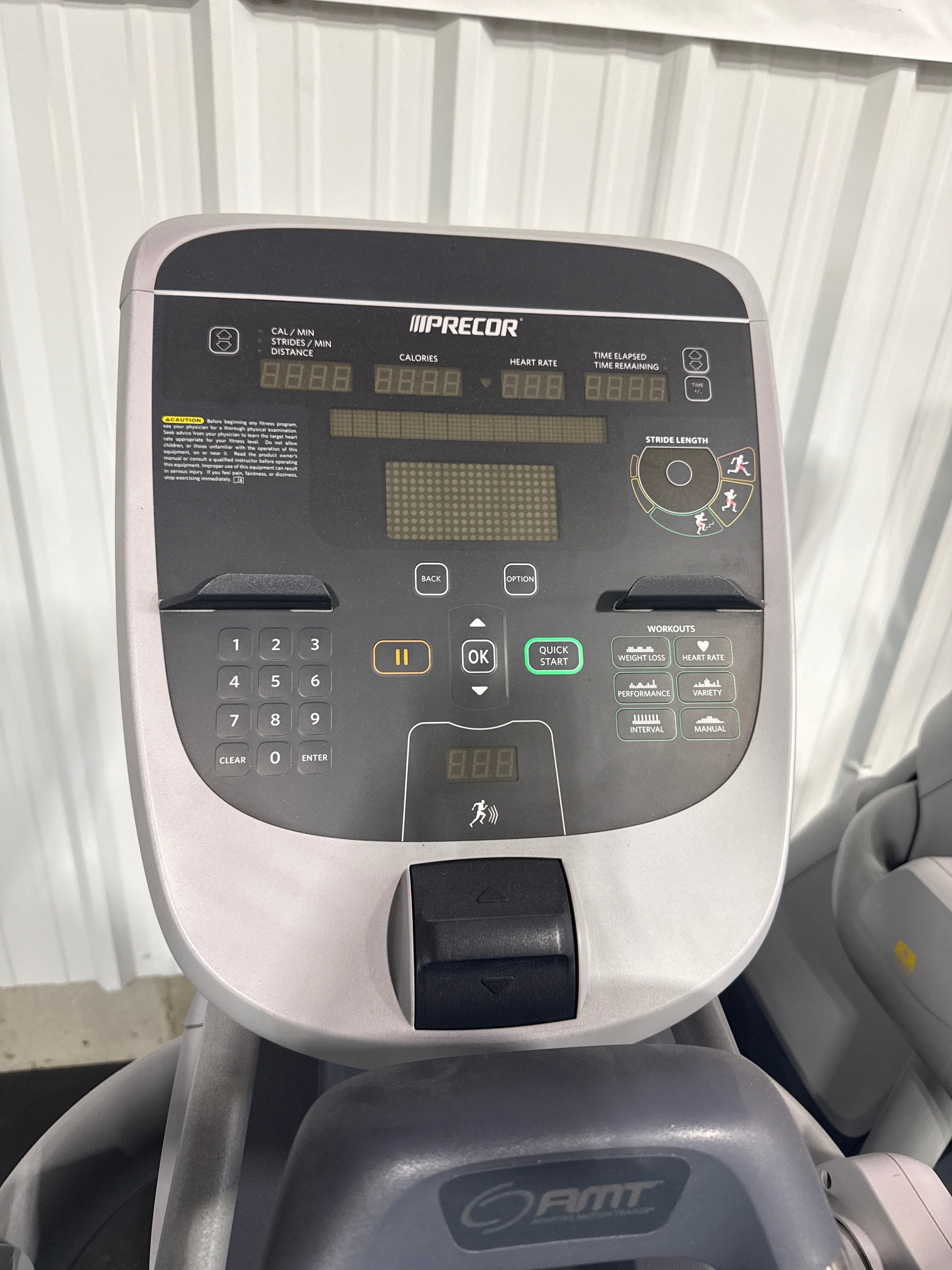Precor AMT 835 with Open Stride (Certified Pre-Owned)