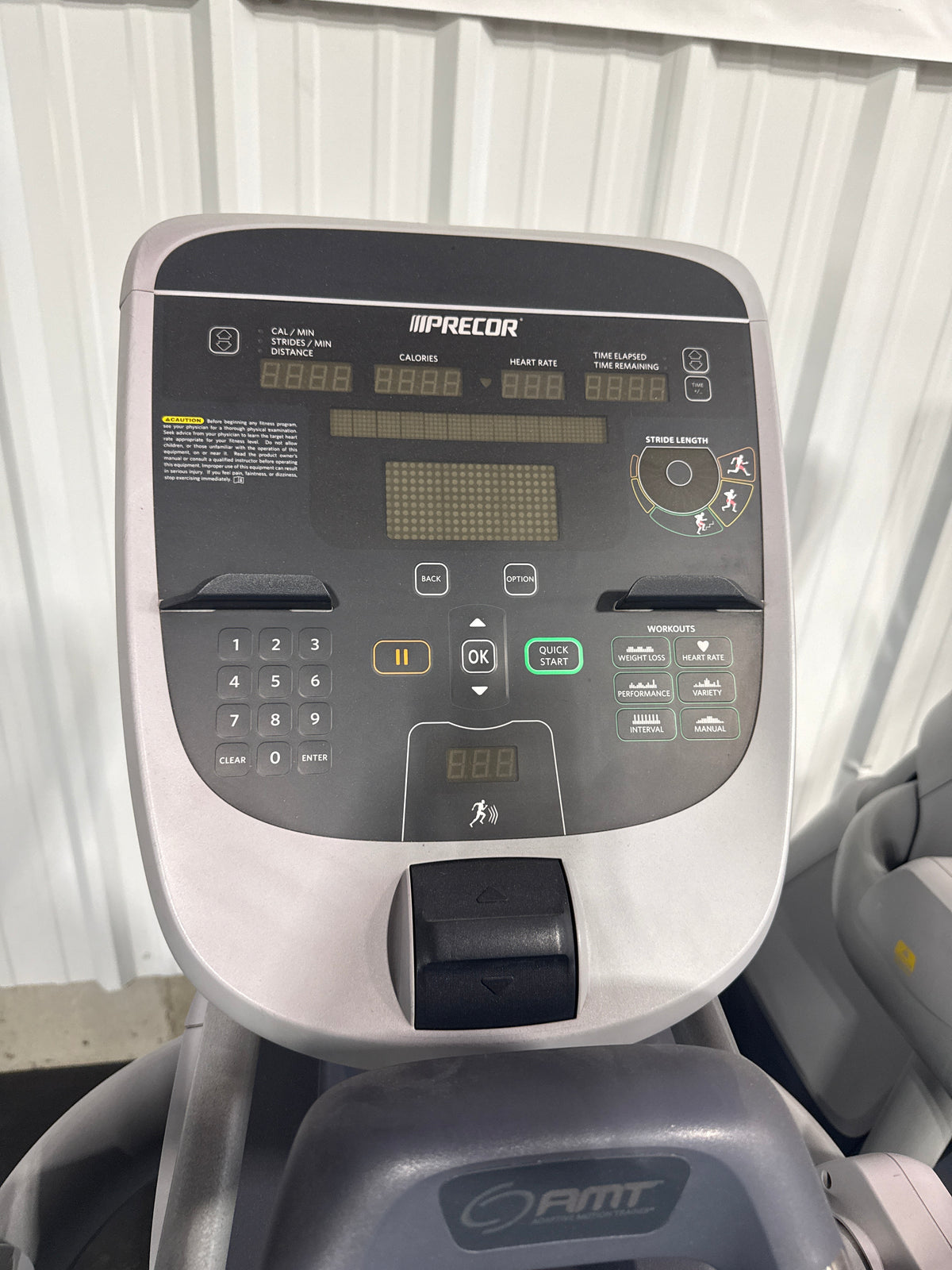 Precor AMT 835 with Open Stride (Certified Pre-Owned)