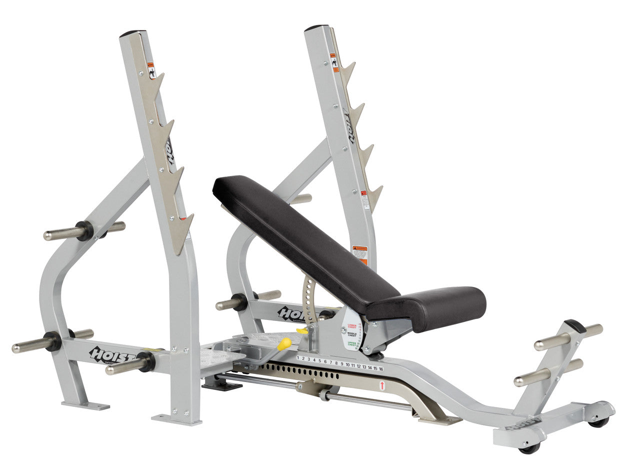 Hoist Fitness CF 2179B Commercial (3) Way Flat Incline Decline Bench