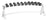 Hoist Fitness CF 3461-1 Commercial (1) Tier Horizontal Dumbbell Rack