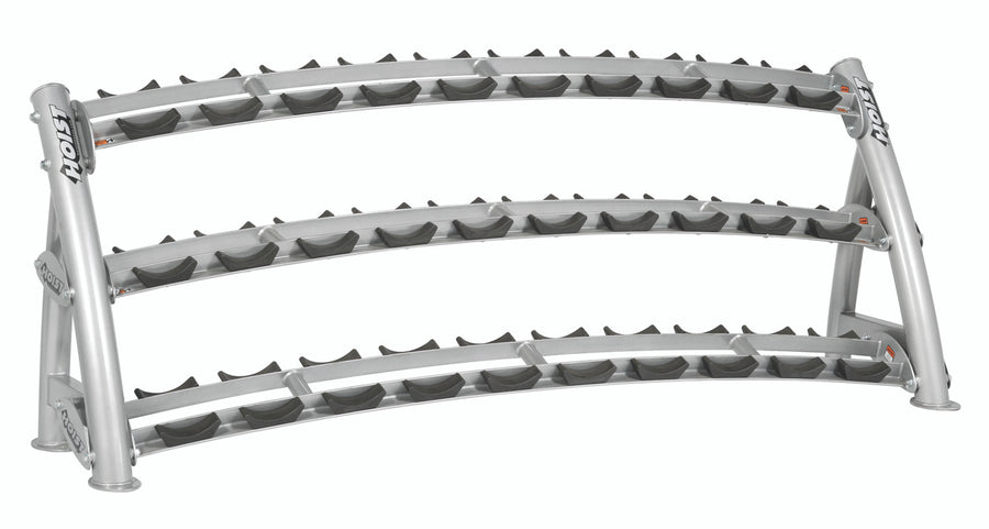 Hoist Fitness CF 3461-3 Commercial (3) Tier Horizontal Dumbbell Rack