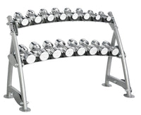 Hoist Fitness CF 3462-2 Commercial (2) Tier Horizontal Beauty Dumbbell Rack