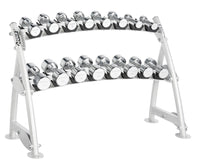 Hoist Fitness CF 3462-2 Commercial (2) Tier Horizontal Beauty Dumbbell Rack
