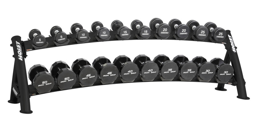 Hoist Fitness CF 3461-2 Commercial (2) Tier Horizontal Dumbbell Rack