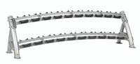 Hoist Fitness CF 3461-2 Commercial (2) Tier Horizontal Dumbbell Rack