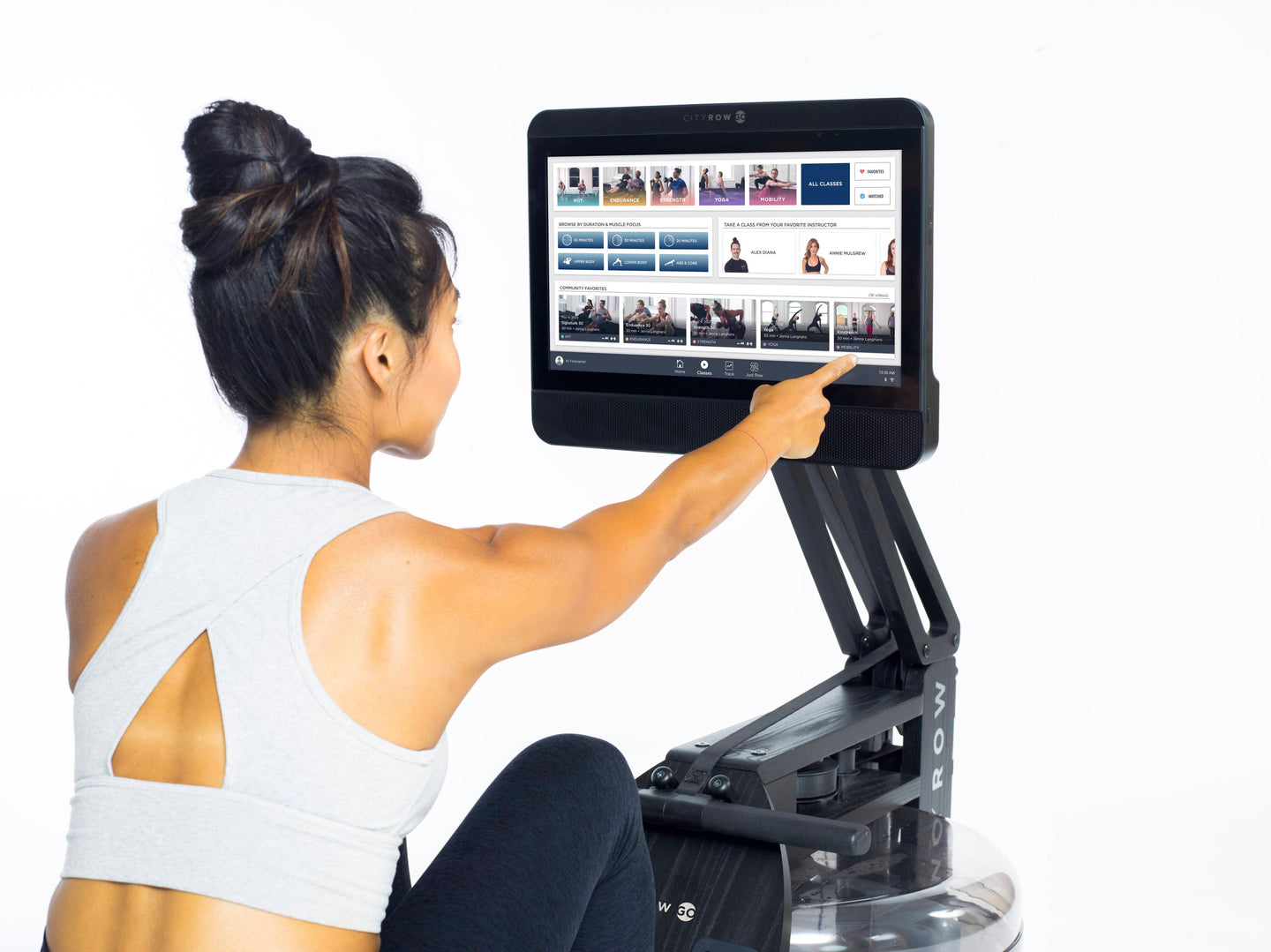 WaterRower HYBRID CityRow Connect CLUB Rowing Machine