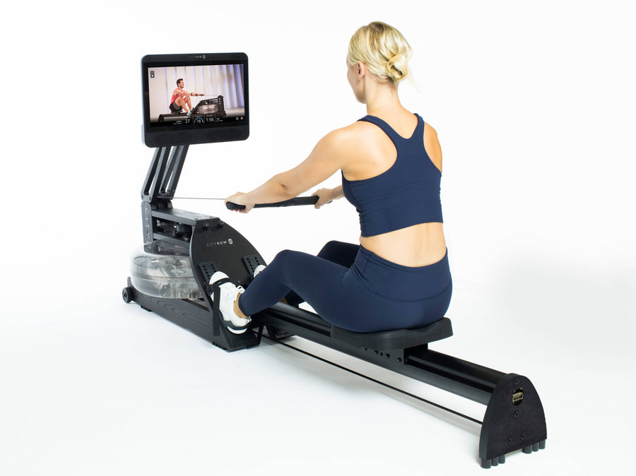 WaterRower HYBRID CityRow Connect WALNUT Rowing Machine