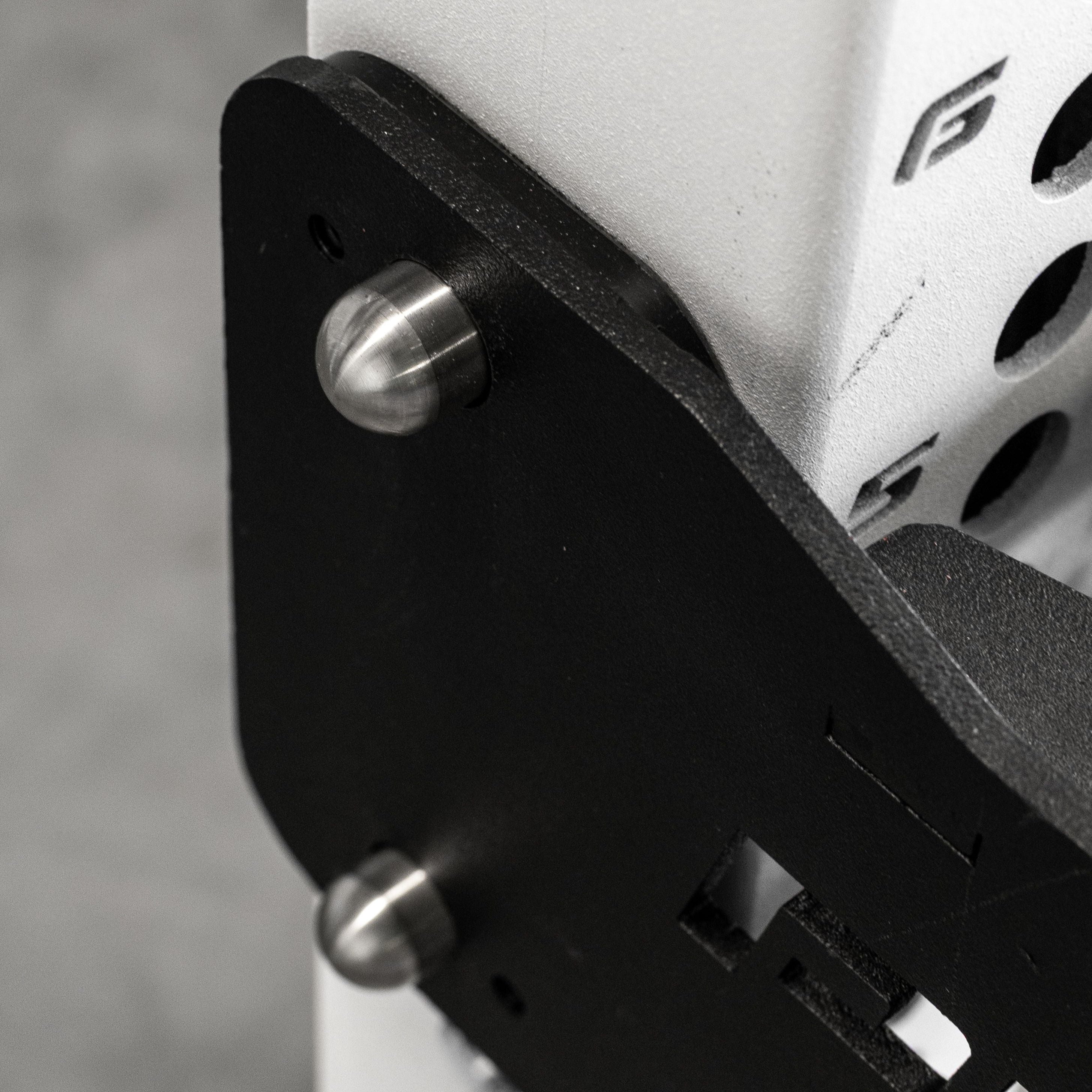 PRx Mag Pin being pulled from a rack attachment by hand