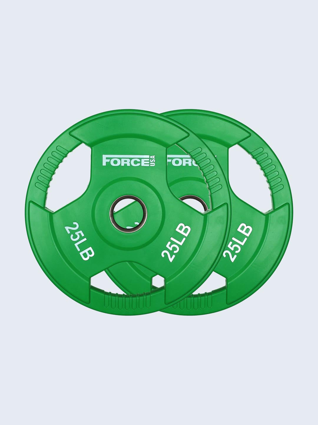 Force USA Color Rubber Coated Olympic Weight Plates - LB