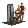 Body-Solid ProDual Ab Back Machine with Weight Stack