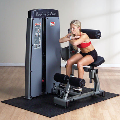Body-Solid ProDual Ab Back Machine with Weight Stack