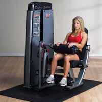 Body-Solid ProDual Leg Extension Curl Machine with Weight Stack