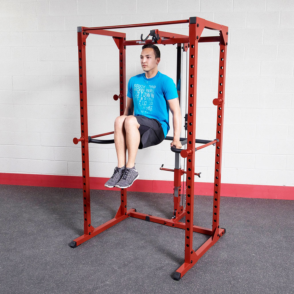 Body-Solid Powerline PPR200X Power Rack with Dip Attachment