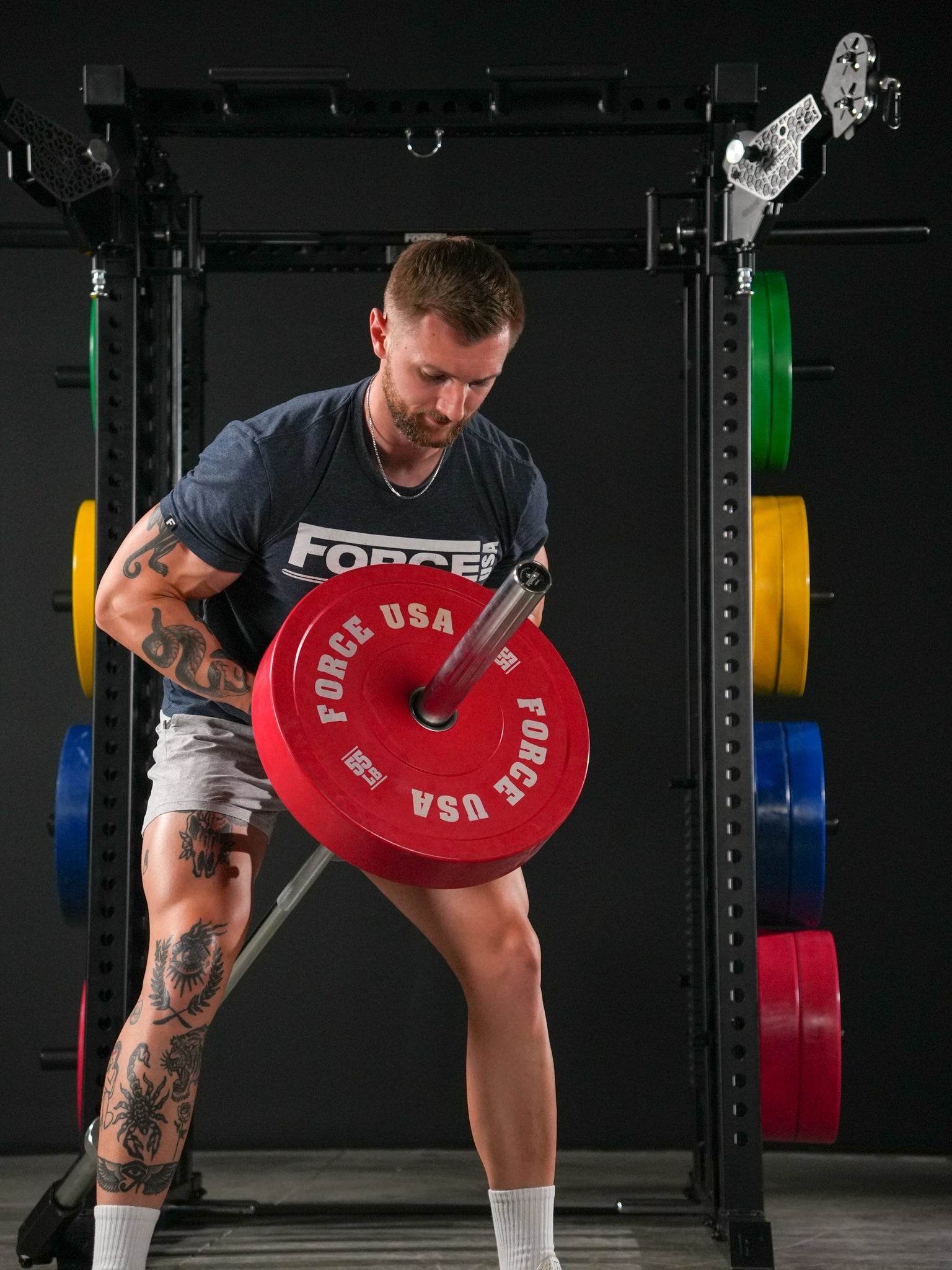 Force USA M20 All-In-One Trainer in use