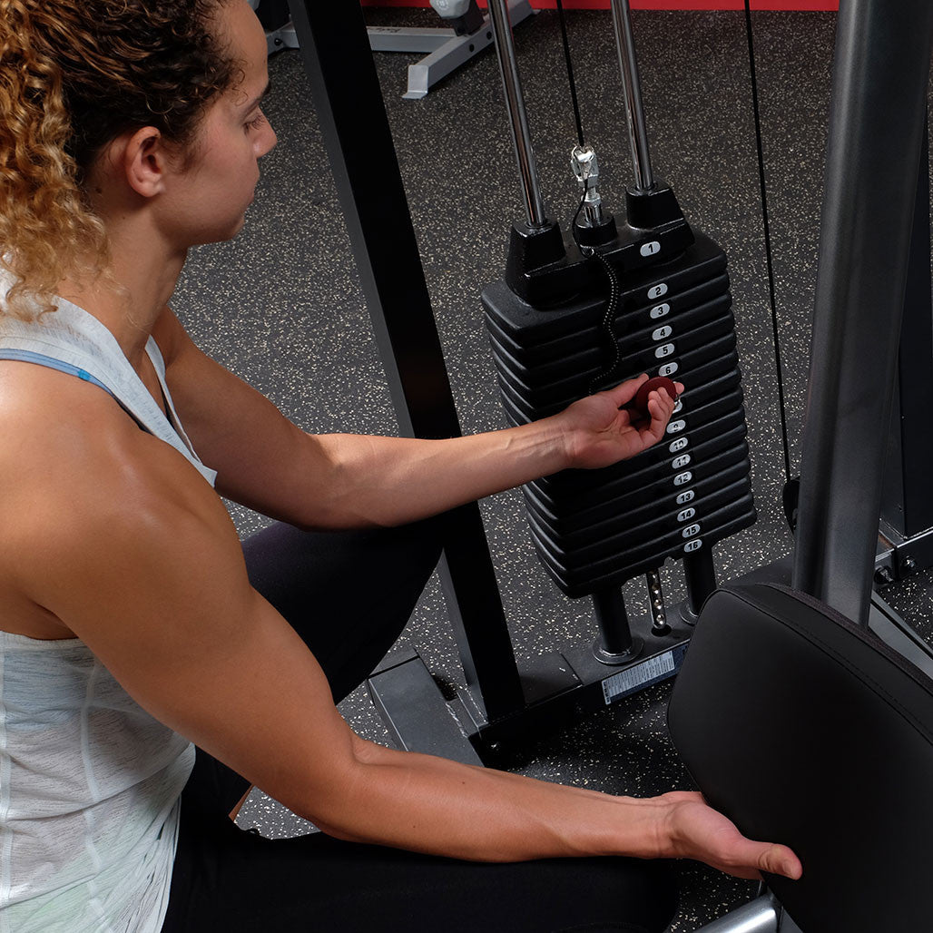 Body-Solid Pro-Select Weight Assist Chin-Up Dip Machine FCD-STK