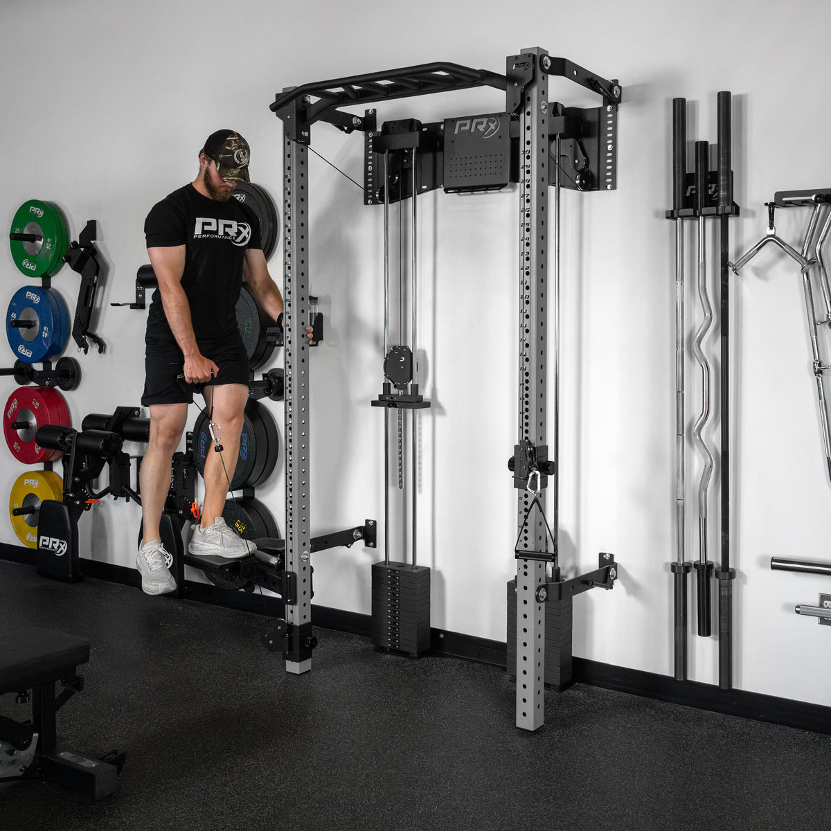 Cable row performed on the PRx Profile PRO ARK functional trainer