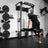 PRx Profile PRO ARK rack with barbell loaded in the J-cups