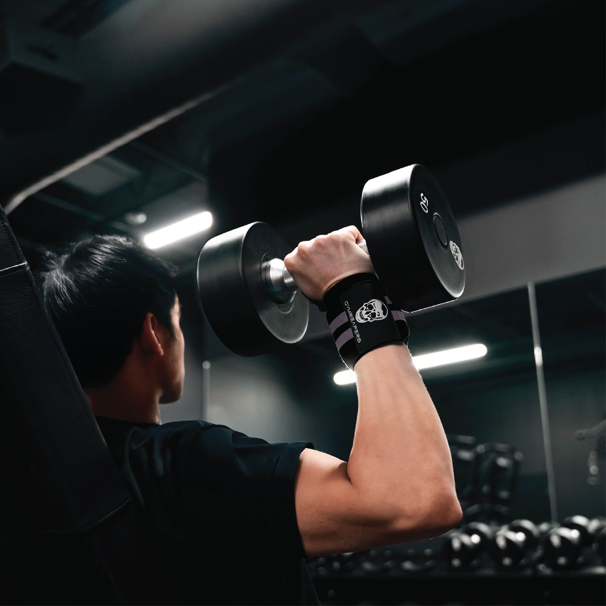 Wrist Wraps - 18" Weightlifting Wrist Support - Lilac