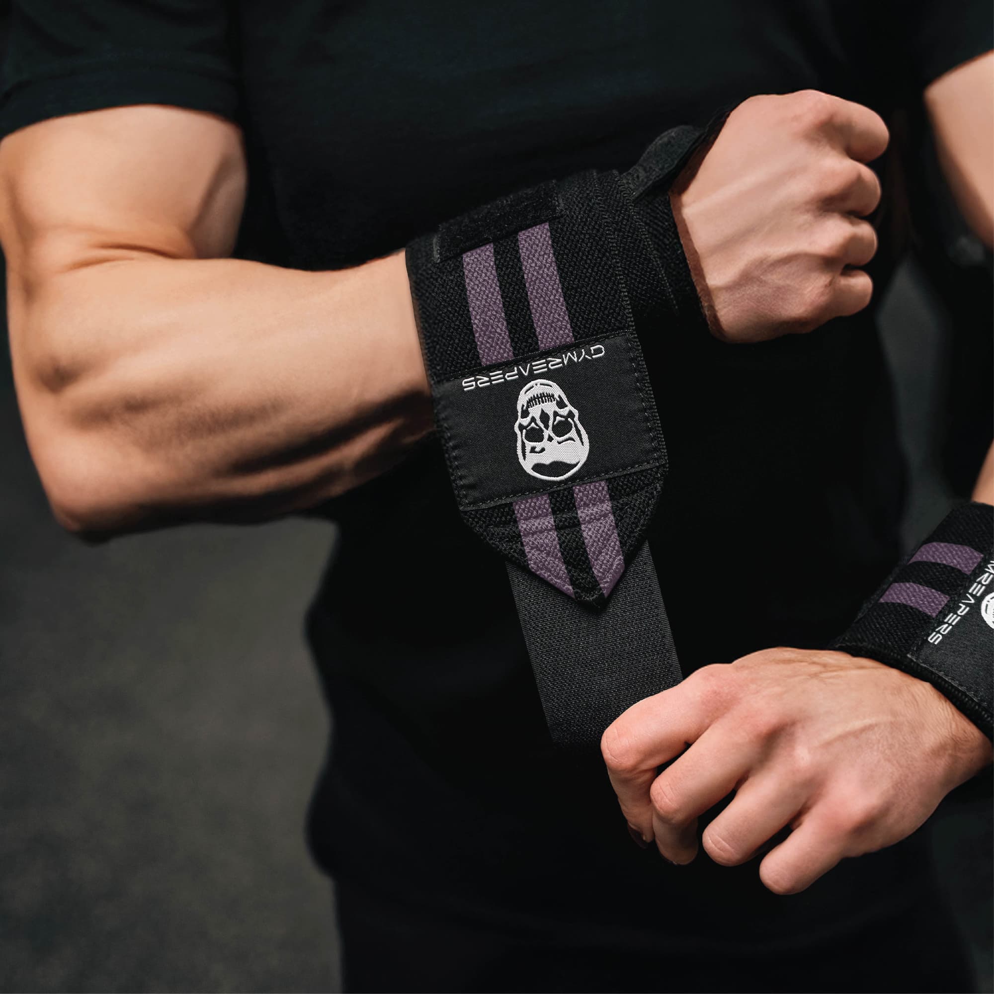 Wrist Wraps - 18" Weightlifting Wrist Support - Lilac