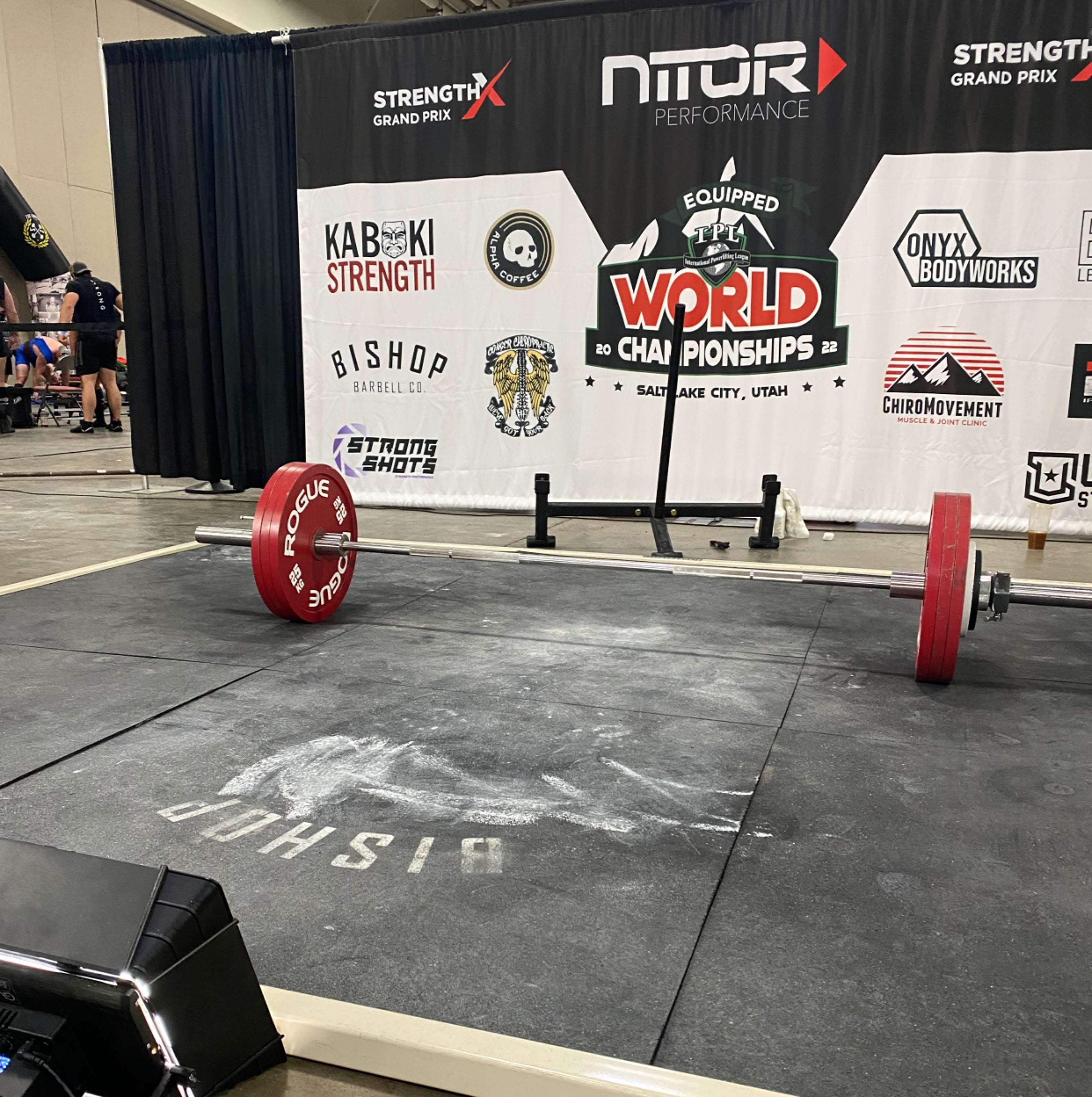 Plataformas de levantamiento de pesas Bishop (solo marco) sin clavijas para bandas