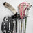 Resistance bands and cable attachments organized on the PRx accessory rack
