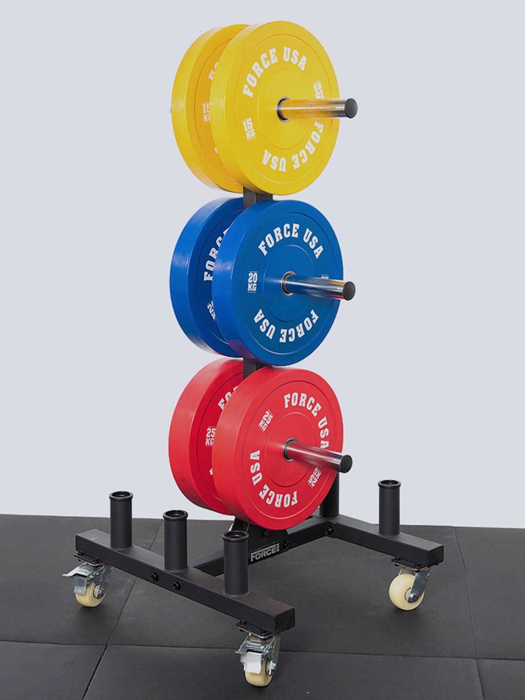 Force USA Bumper Plate and Barbell Storage Tree
