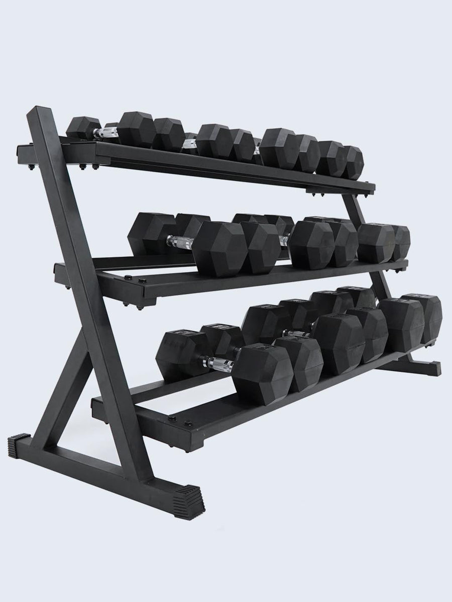 Force USA 3 Tier Dumbbell Rack