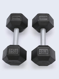 Force USA Rubber Hex Dumbbells