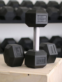 Force USA Rubber Hex Dumbbells