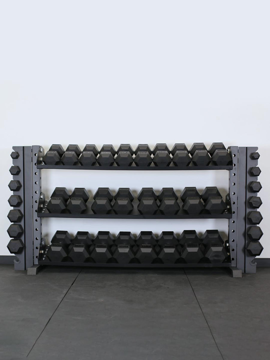 Force USA Rubber Hex Dumbbells
