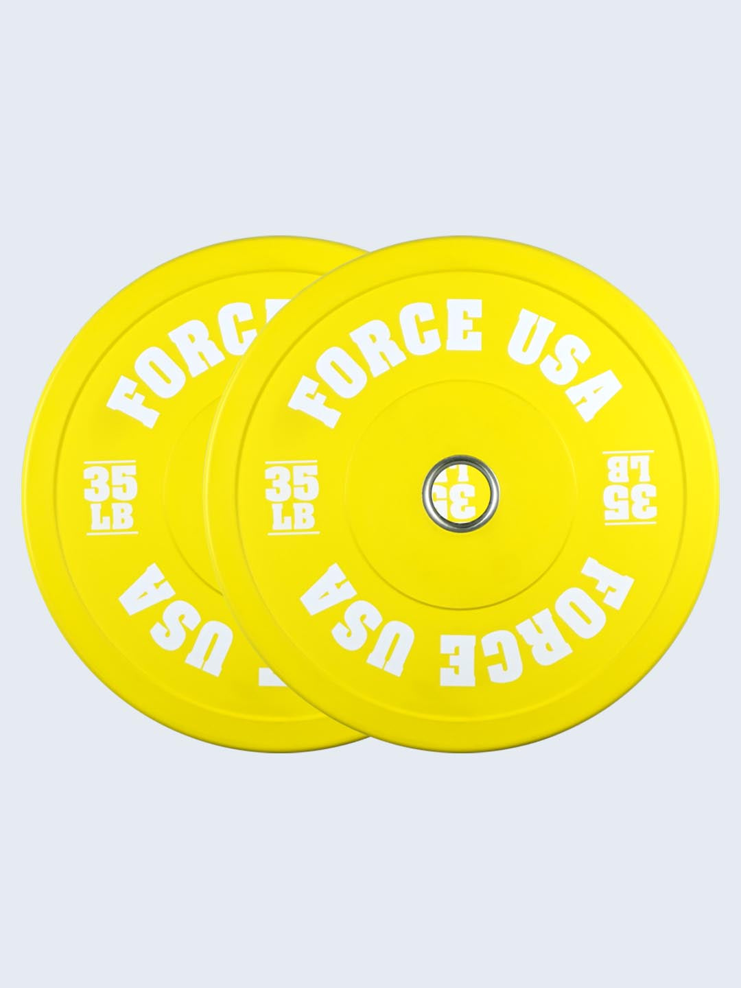 Force USA Pro Grade Colored Bumper Plates (LBS)