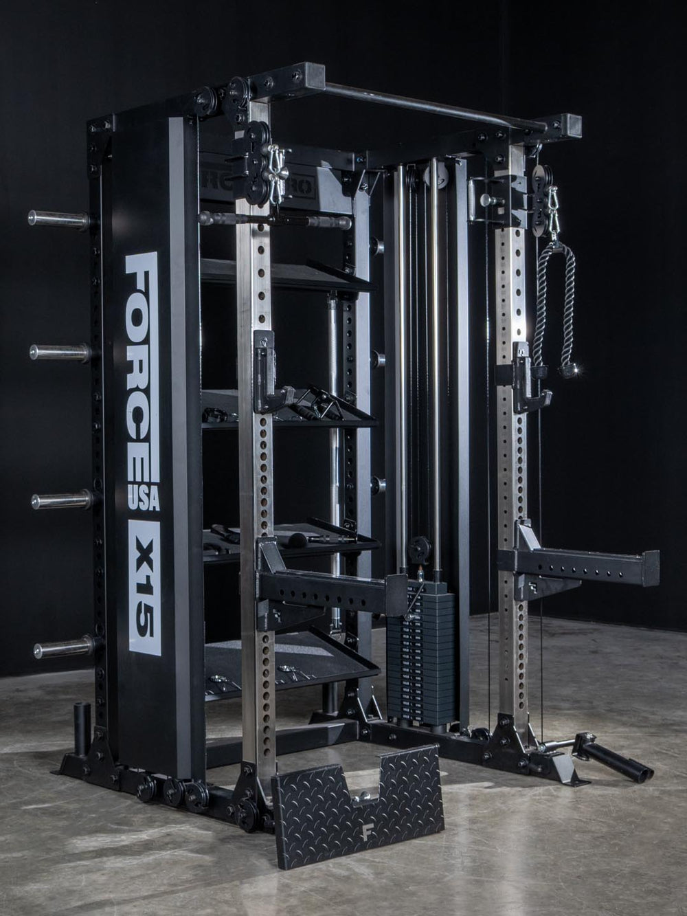 X15 Pro Functional Trainer Half Rack