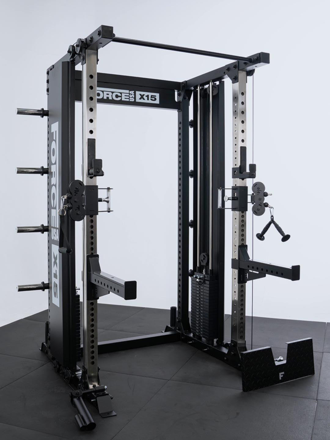 X15 Pro Functional Trainer Half Rack