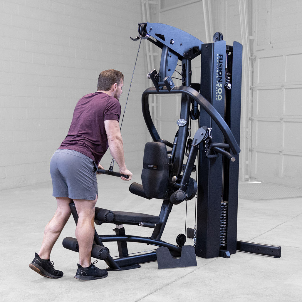 Body-Solid FUSION 500 Personal Trainer Gym with Functional Trainer Arms