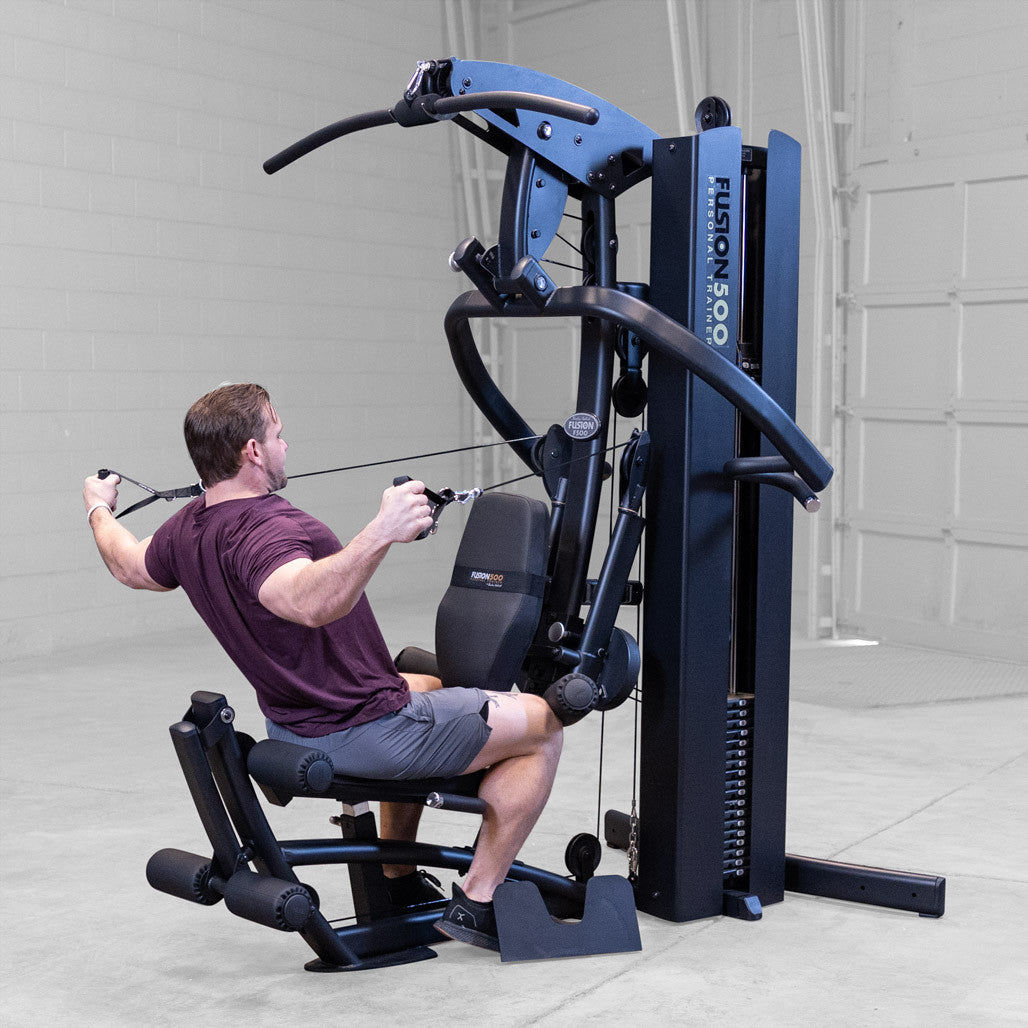 Body-Solid FUSION 500 Personal Trainer Gym with Functional Trainer Arms