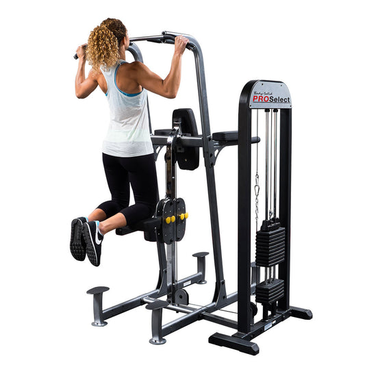 Body-Solid Pro-Select Weight Assist Chin-Up Dip Machine FCD-STK