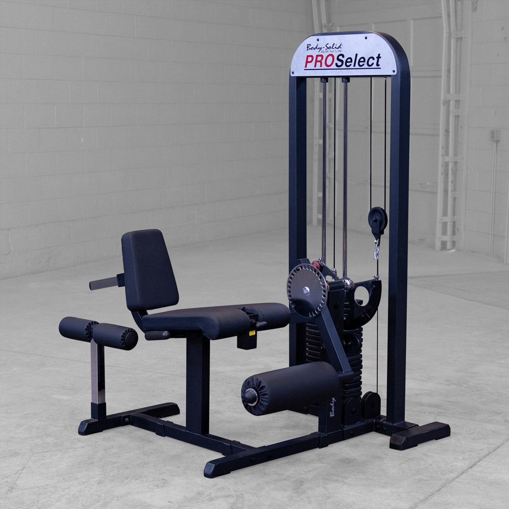 Body-Solid Pro Select CAM Leg Extension Leg Curl Machine - Body-Solid angle view