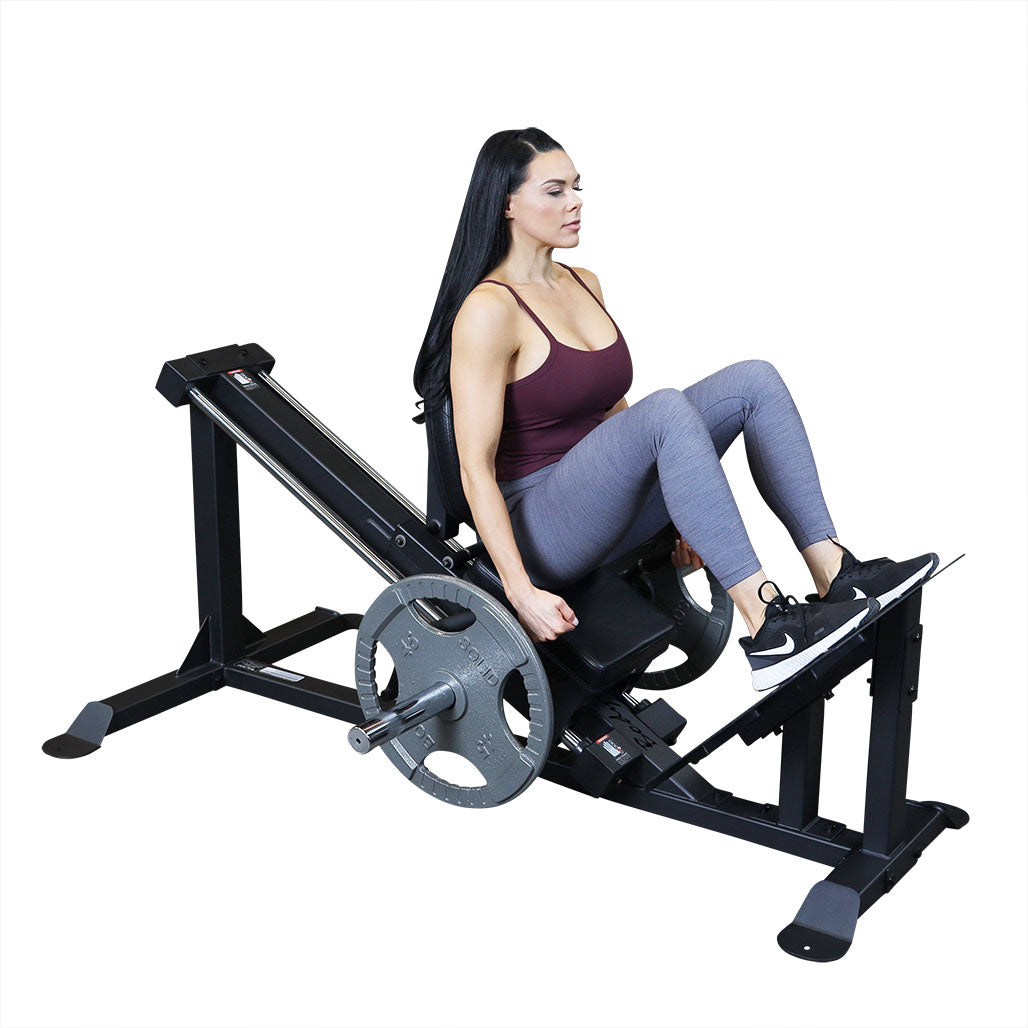 Body-Solid Compact Leg Press - in use