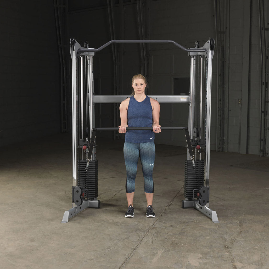 Body-Solid Dual Press Bar - front view