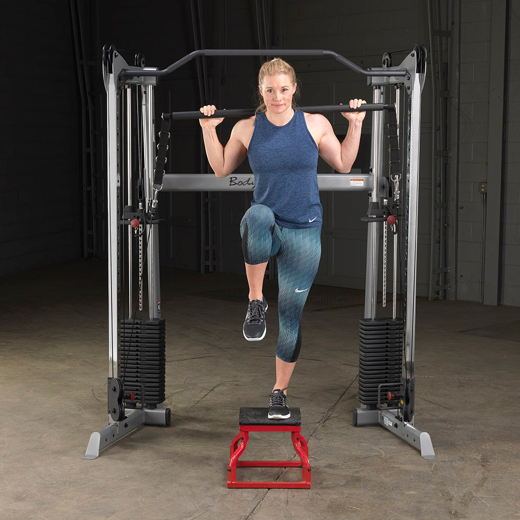 Body-Solid Dual Press Bar - squat position