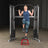 Body-Solid Dual Press Bar - squat position