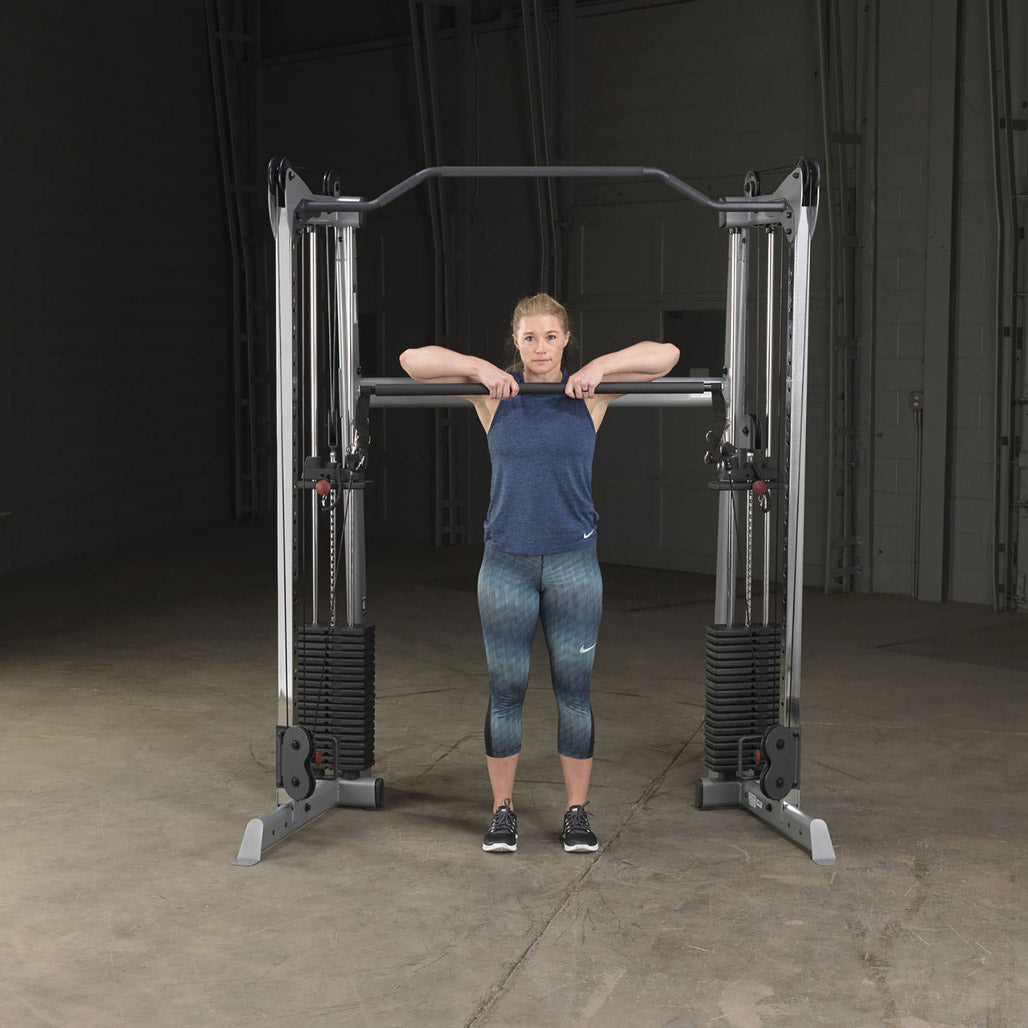 Body-Solid Dual Press Bar - press start