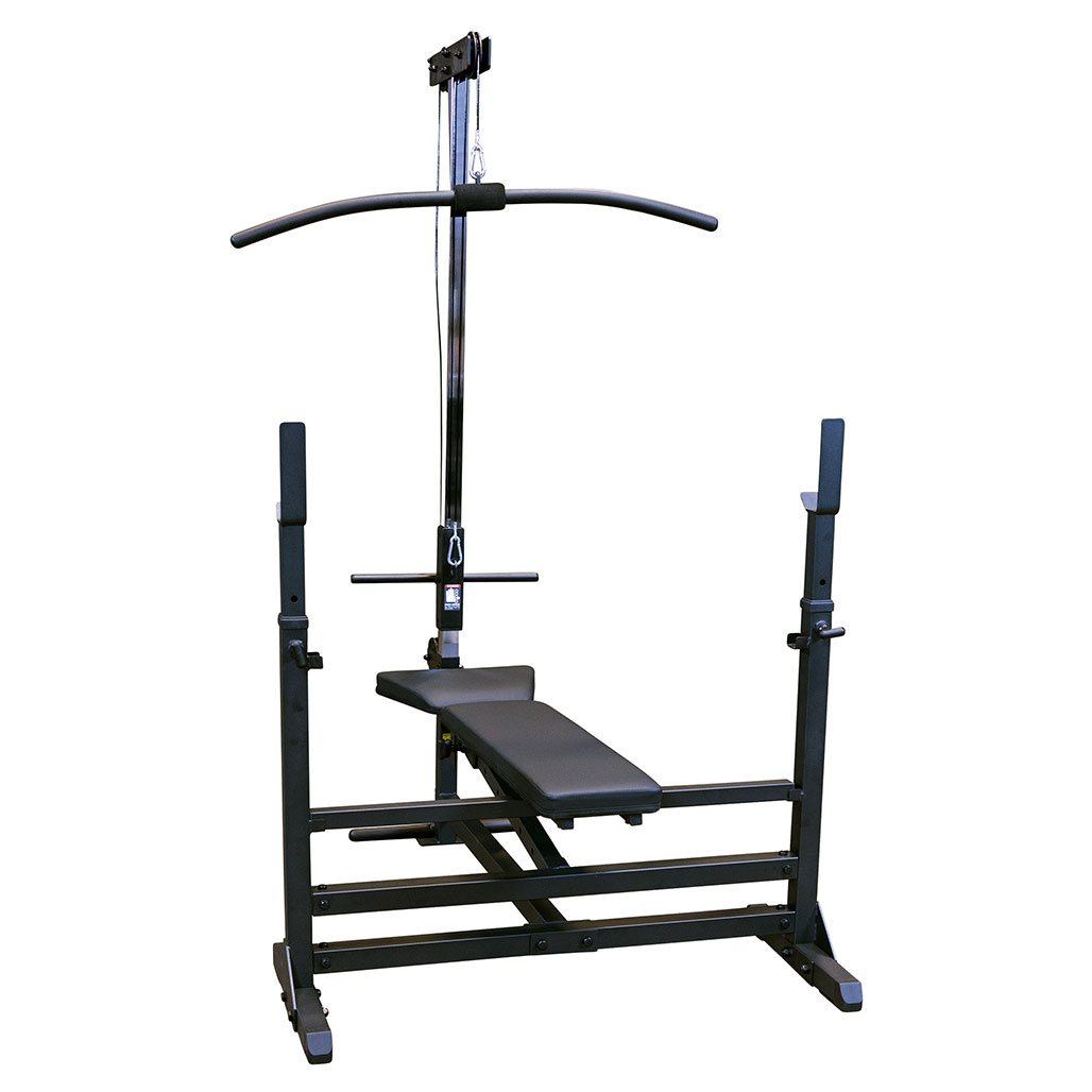 GLRA81 lat pulldown and row attachment side view