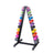 Body-Solid Vertical Vinyl and Neoprene Dumbbell Rack - with neoprene dumbbells