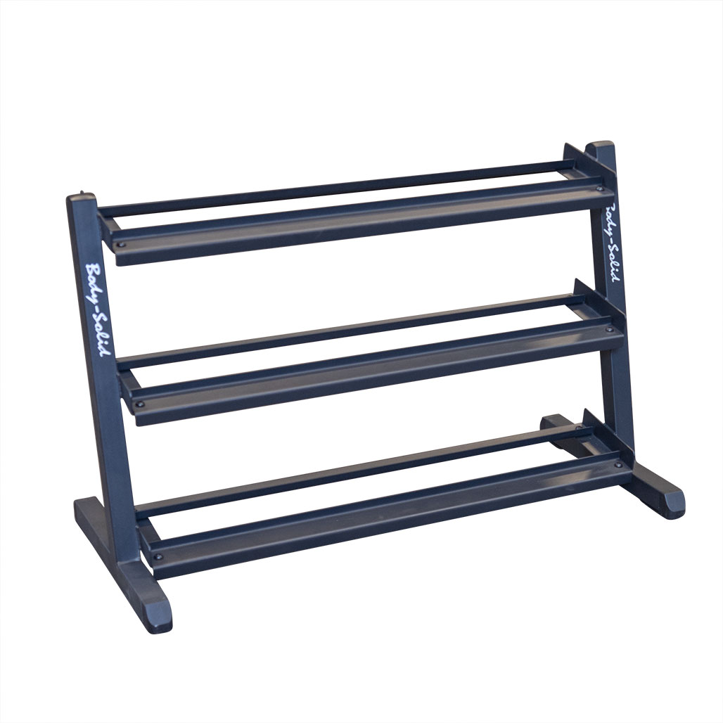 Body-Solid 48 inch 3-Tier Dumbbell Rack - Body-Solid alternate view