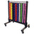 Body-Solid Commercial Vinyl and Neoprene Dumbbell Rack - shown with dumbbells